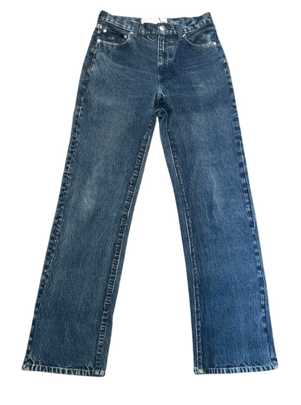 Rag & Bone Miramar Almeda Terry Shea Full Length Pants Blue Size 25 NWT